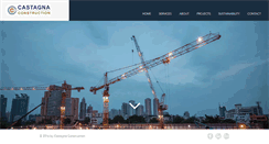 Desktop Screenshot of castagnaconstruction.com